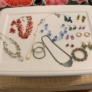 Assorted fun jewelry. Everything shown for one price.